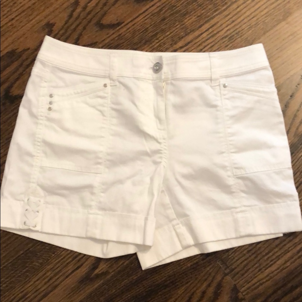 White shorts  size 2 new without tags